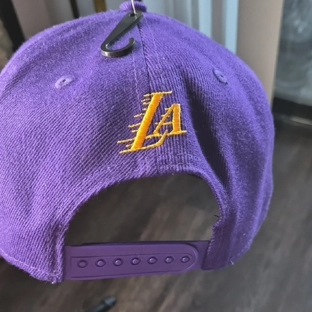 NBA Lakers Purple and Gold Cap